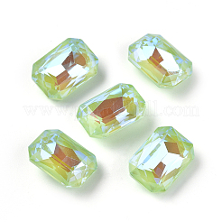 Facettierten Glas wies Strass Cabochons zurück X-GLAA-L021-A02