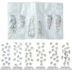 Transparente Harz-Strass-Cabochons MRMJ-S035-007C