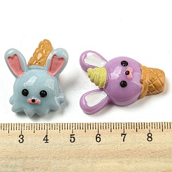 Undurchsichtige Decoden-Cabochons aus Harz RESI-P037-03