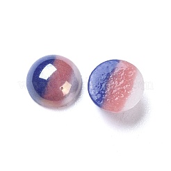 Undurchsichtige Glascabochons X-GGLA-S038-10J-6mm