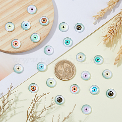 100 Stück Glas-Cabochons zum Basteln von Augen DIY-DC0002-68B