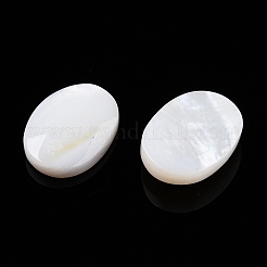 Natürliche Süßwasser Muschel Cabochons SHEL-T020-04