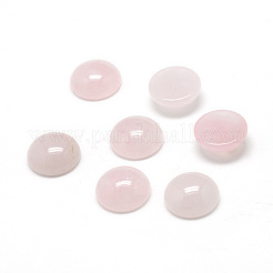 Natürliche Rosenquarz-Edelstein-Cabochons G-T020-16mm-09