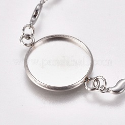Herstellung von Armbändern aus Edelstahl 304 STAS-WH0014-22P