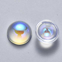 Transparente Glas Cabochons GLAA-S190-013A-F01