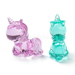 Einhorn transparente Acryl-Cabochons DIY-D041-08
