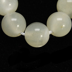 Natürlichen weißen Mondstein Perlen Stränge G-D294-6mm