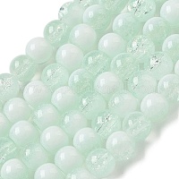 Стеклянные бусины кракле&nbsp;GLAA-U001-6mm-01