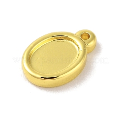 Cabochon-Fassungen für Anhänger aus Edelstahl 304 STAS-A097-09G