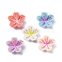 Undurchsichtigen Cabochons RESI-R455-01N