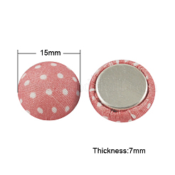 Gewebt Cabochons WOVE-S037-15mm-7