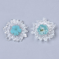 Transparente klare Epoxidharz-Cabochons CRES-N025-02D