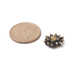 2 Stück 2-farbige Glasperlen-Cabochons FIND-JF00107