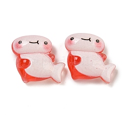 Cabochons aus opakem Harz mit Eismeer-Motiv CRES-D040-02D