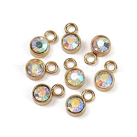 Ионное покрытие (ip) стеклянные подвески со стразами&nbsp;STAS-F189-B13