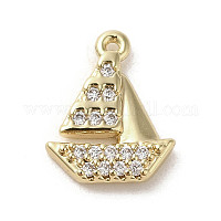 Латунные микро проложить кубического циркония подвески&nbsp;KK-C043-06G