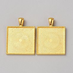 Aluminium-Anhänger Fassungen für Cabochons FIND-WH0518-82