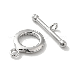 Knebelverschluss aus Messing mit Strassen KK-H455-55P