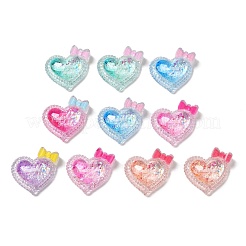 Leuchtende Cabochons aus transparentem Harz CRES-I044-02