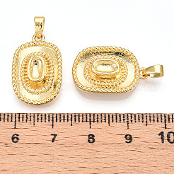 Messing Anhänger & Charms KK-N254-244G