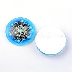 Glas cabochons GGLA-L012-25mm-19
