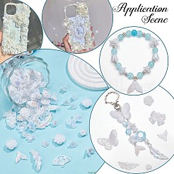 100 g Kunststoffanhänger & Perlen & Decoden-Cabochons OHAR-SC0002-99D