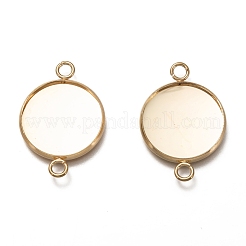 Cabochon-Anschlussfassungen aus Edelstahl 304 STAS-H130-23E-G