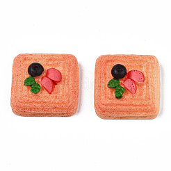 Undurchsichtige Cabochons aus Epoxidharz CRES-S358-69
