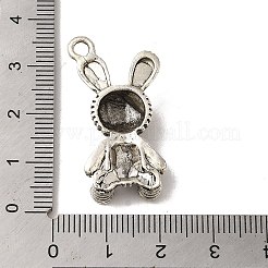 Tibetischer Stil Legierung Anhänger Fassungen für Strasssteine FIND-A038-17AS