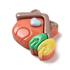 Cabochons aus undurchsichtigem Harz mit Herbstthema CRES-A055-01I