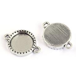 Tibetanische Artlegierung Link Cabochon Fassungen TIBEP-S301-02AS-LF