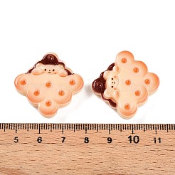 Undurchsichtige Decoden-Cabochons aus Harz RESI-N039-126