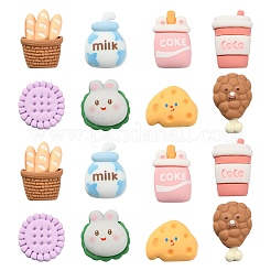 50 Stück undurchsichtige Harz-Decoden-Cabochons RESI-CJ0002-78