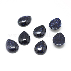 Synthetischen blau Aventurin cabochons G-T024-18x25mm-11