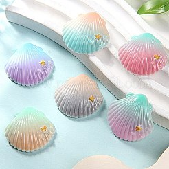 Undurchsichtige Harzcabochons CRES-I043-02