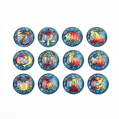Glas cabochons X-GGLA-N043-010