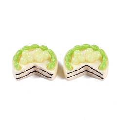 Undurchsichtige Decoden-Cabochons aus Kunstharzimitat für Lebensmittel CRES-I032-02C