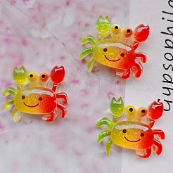 Harz-Cabochons mit Meeresorganismen-Motiv FIND-PW0024-33B