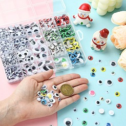 20 Stile Wackelaugen Cabochons DIY Scrapbooking Basteln Spielzeug Zubehör KY-YW0001-69