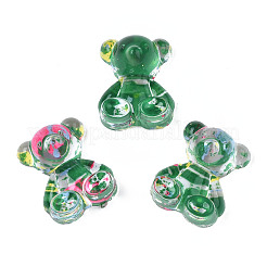 Sprühlackierte transparente Acryl-Cabochons TACR-N006-71B