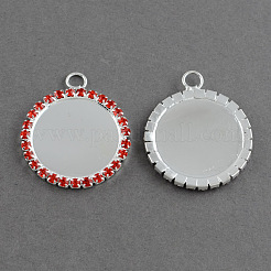 Messing Strass Anhänger Fassungen RB-R006-M