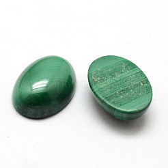 Oval natürliche Malachit cabochons X-G-O147-03F