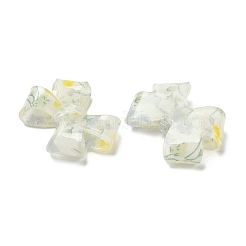 Transparent bedruckte Acryl-Cabochons OACR-M008-01B