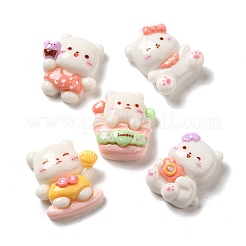 Undurchsichtige Decoden-Cabochons aus Harz RESI-D009-04