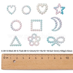 100g Sprühfarbe ABS-Kunststoff-Cabochons KY-CJ0001-67