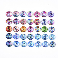 Klebstein Glascabochons für DIY-Projekte GGLA-S047-03