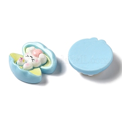 Ozean Thema undurchsichtige Harz Tier Decoden Cabochons CRES-Z006-01