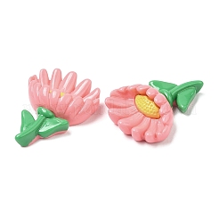 Undurchsichtigen Cabochons RESI-G072-04G