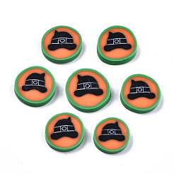 Handgemachter Ton-Cabochon CLAY-T016-34