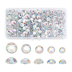 430 Stück 5 Stile Kunststoff-Cabochons FIND-PH0021-48B